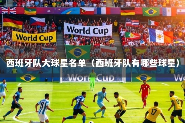 西班牙队大球星名单（西班牙队有哪些球星）