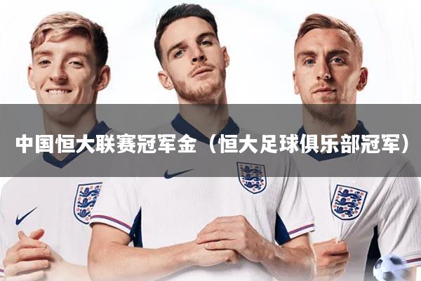 中国恒大联赛冠军金(恒大足球俱乐部冠军)