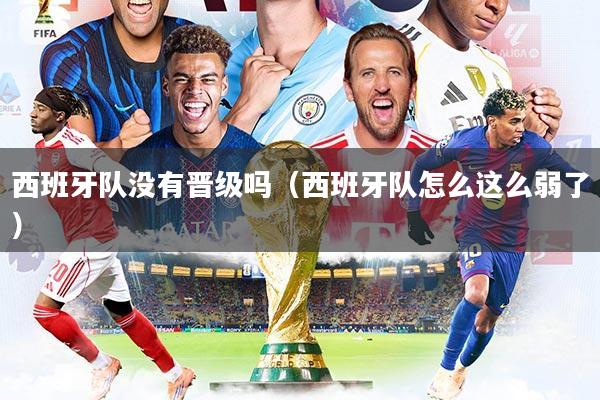 西班牙队没有晋级吗（西班牙队怎么这么弱了）
